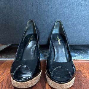 Cole Hahn- Black Heels - Pumps - Cork Bottom